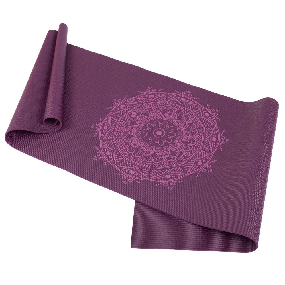 LEELA MANDALA joga in vadbena podloga – vijolična (vijolična mandala)