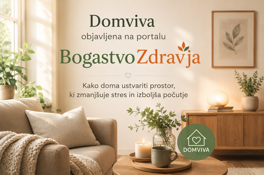 Sproščujoč domači prostor s svečami in naravnimi materiali – Domviva