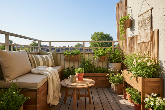 Majhen balkon, velik potencial: 5 idej za prijeten in funkcionalen zunanji kotiček