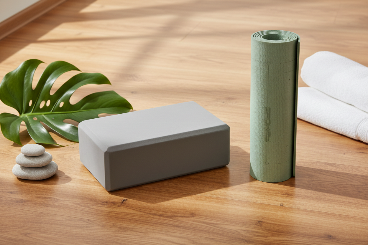 Joga blok & blazina – ambient product shot