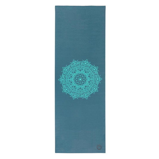 LEELA Mandala joga in vadbena podloga – turkizna