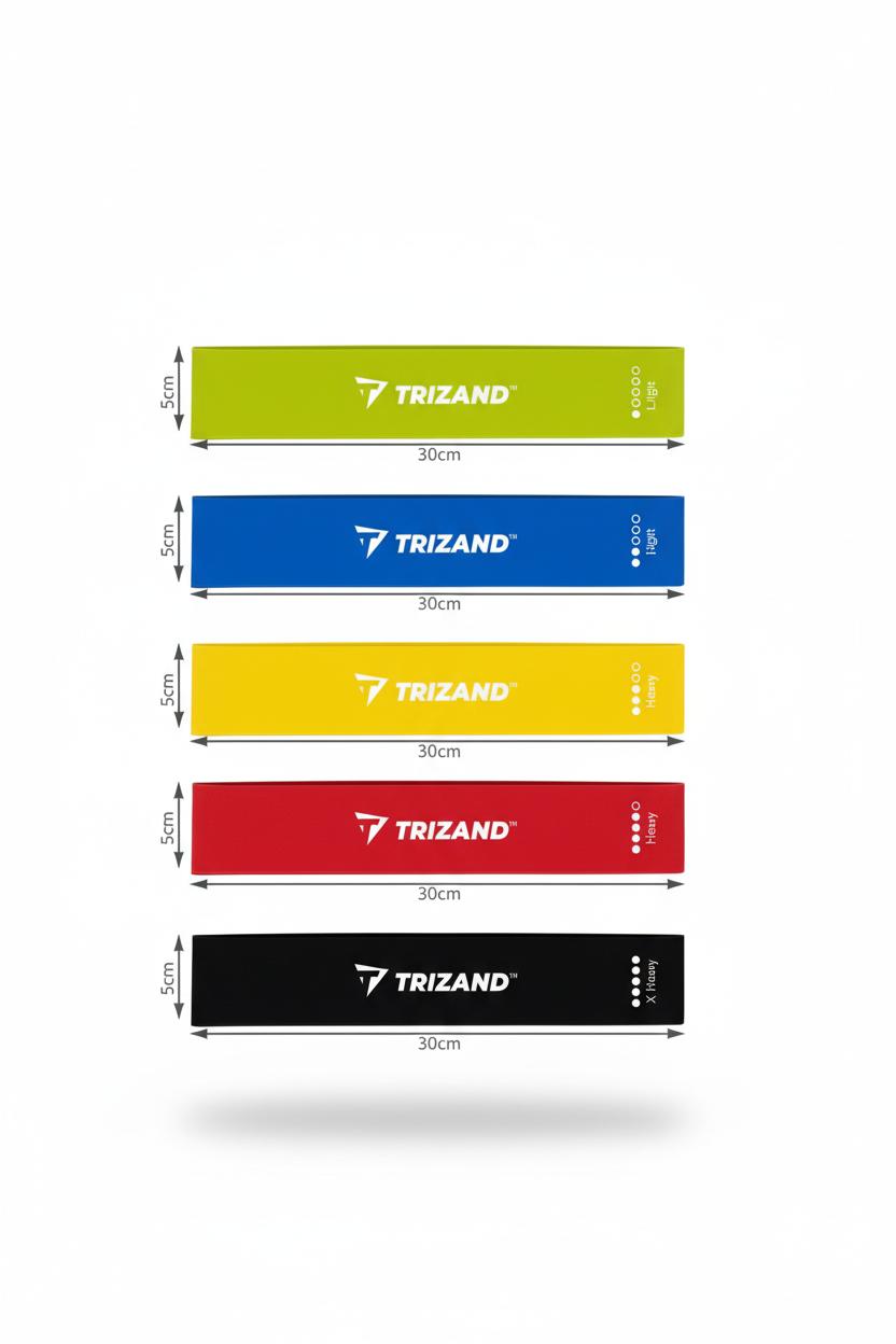Set vadbenih elastik – 5 kosov Trizand-Domviva