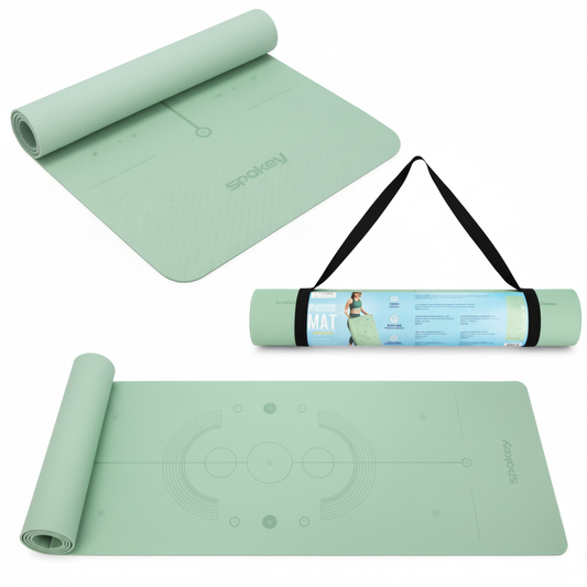 Spokey MANDALA joga in vadbena podloga – zelena-Domviva