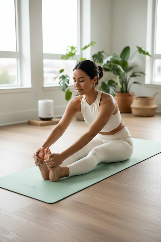 Spokey MANDALA joga in vadbena podloga – zelena-Domviva